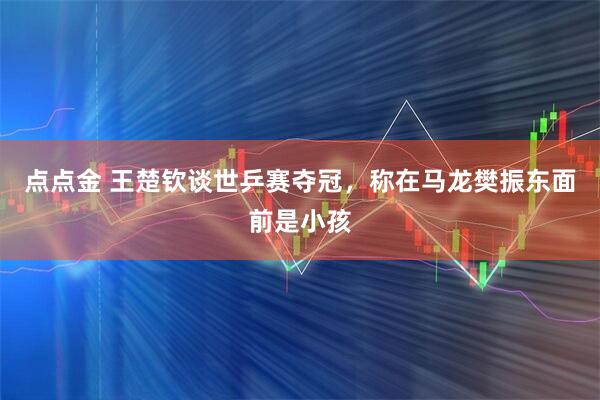 点点金 王楚钦谈世乒赛夺冠，称在马龙樊振东面前是小孩
