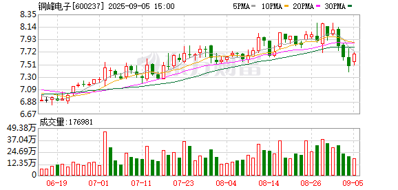 涨盈配 铜峰电子：关于变更保荐代表人的公告